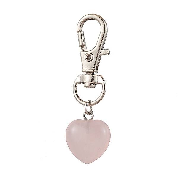 Natural Rose Quartz Pendant Decorations