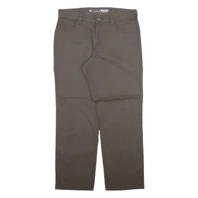 CARHARTT Mens Trousers Grey Relaxed Straight W34 L30
