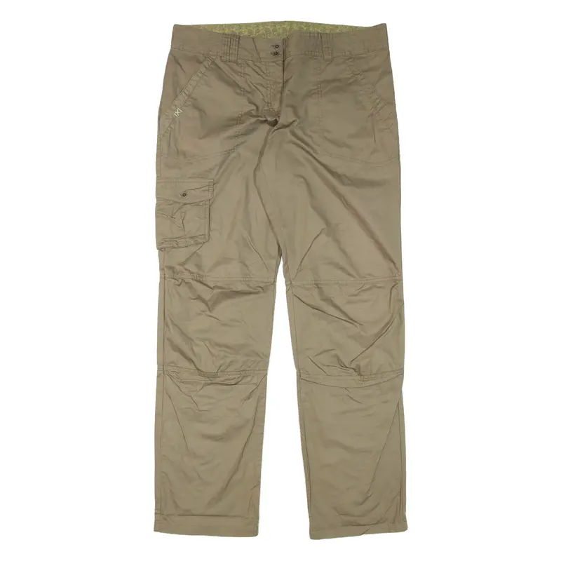 QUECHUA Outdoor Trousers Beige Regular Straight Womens W34 L32