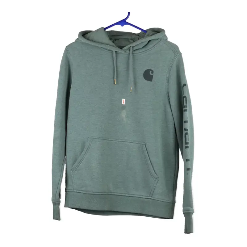 Carhartt Hoodie - Medium Green Cotton Blend