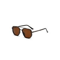 Sunglasses for Travel USE, Fashion Fall/Summer 2025 Geometric Frame Double Beam Sun Protection Glasse25 Trends, Travel Access...
