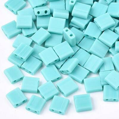 2-Hole Opaque Glass Seed Beads