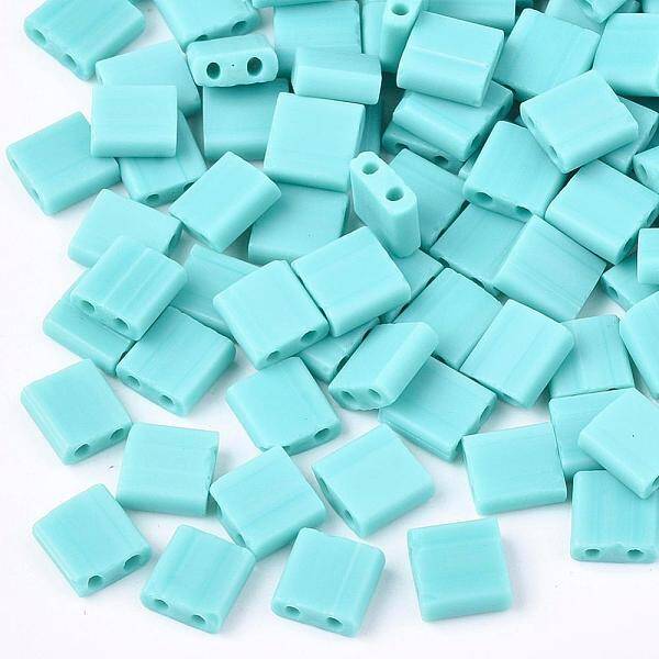 2-Hole Opaque Glass Seed Beads