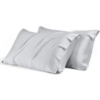 VIPfree 2Pcs Pure bamboo fiber Pillow Cases Queen Size Set, Rayon Derived from Bamboo Cooling Pillowcases for Hot Sleepers, S...