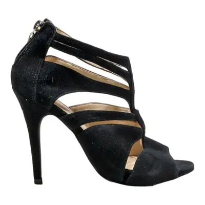 BUFFALO Strappy Heels Black Synthetic Womens UK 4