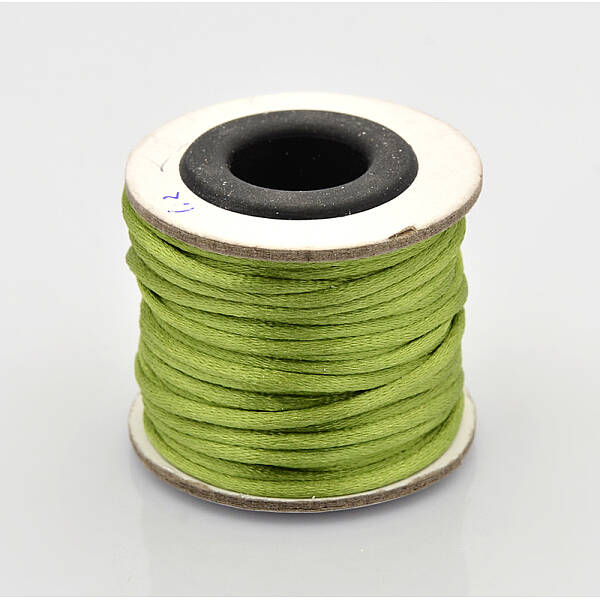 Macrame Rattail Chinese Knot Making Cords Round Nylon Braided String Threads
