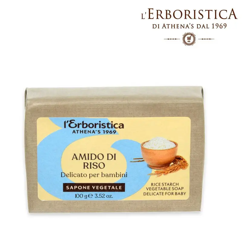 L'erbastica rice love vegetable soap 100 gr