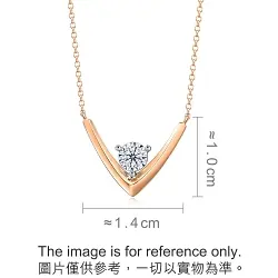 18K Gold (Multi-coloured) Diamond Necklace
