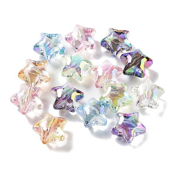 UV Plating Transparent Acrylic Beads