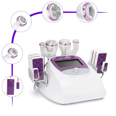 5-in-1 30k S Shape Cavitation Machine With 160mW Laser Lipo Pads for Body Shaping