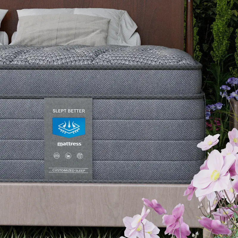 MRH 10”12”14”- Twin，Full，Queen，King，Luxury Hybrid Mattress -Memory Foamand Individual Pocket Springs for Ultima...