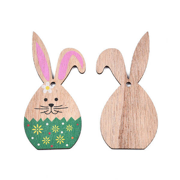 Single-Sided Printed Wood Big Pendants