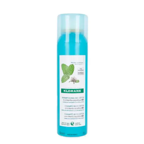 Shampoo secco detox alla menta Klorane 150 ml