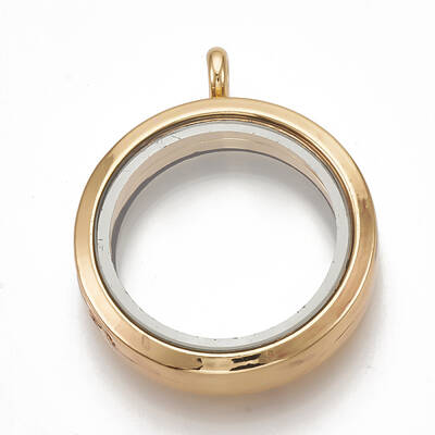 Alloy Magnetic Locket Pendants