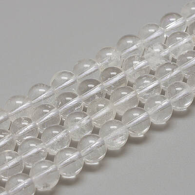 Natural Quartz Crystal Beads Strands