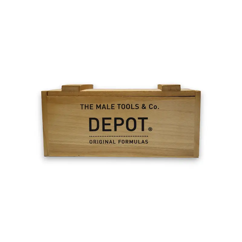 Depot Expo Empty Wooden Box Light Brown 36 x 25 x 20 cm