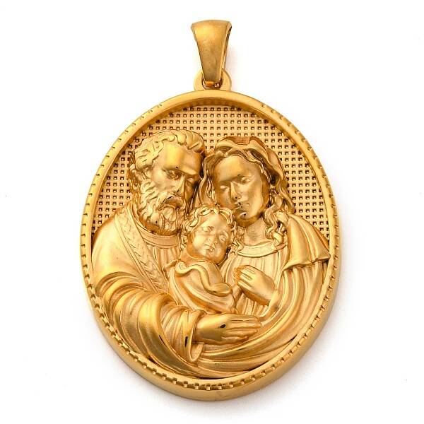 Religion Golden Tone 304 Stainless Steel Pendants