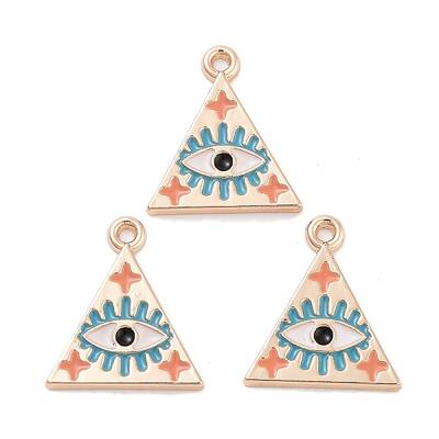 Rack Plating Alloy Enamel Pendants