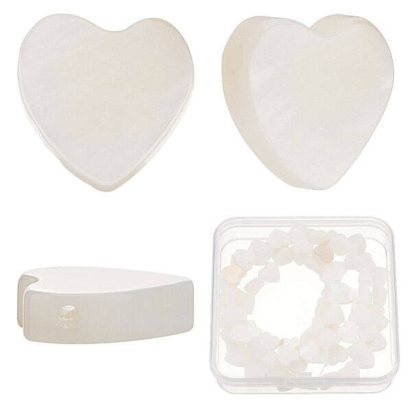 3 Strands Natural Freshwater Shell Beads Strands