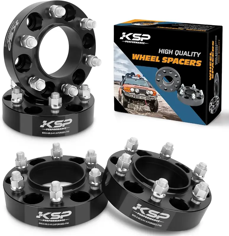 1.5 Hubcentric Wheel Spacers 6x5.5 For 2022-2026 Toyota Tundra 2024-2026 Tacoma - KSP Performance