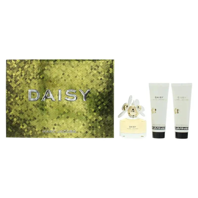 Set Marc Jacobs: Daisy Eau De Toilette da donna 50 ml + Daisy Hydrating lozione corpo 75 ml + Daisy gel doccia per tutti i ti...