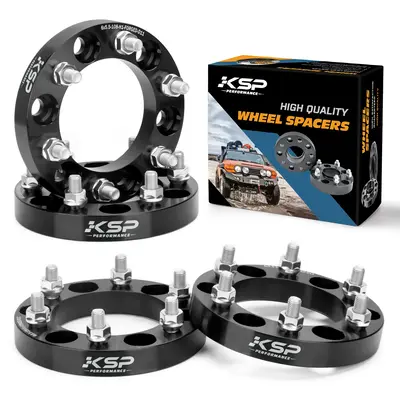 1995-2025 toyota 1 wheel spacers 6x5.5 forged aluminum 108mm bore - KSP Performance