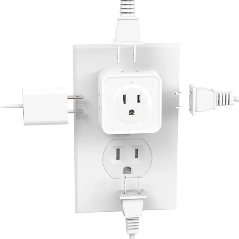 Multi-outlet Extension Cord, 5-in-1 Wall Outlet Extension Cord, Universal Outlet Adapter Socket, Multiple Plug Outlet Adapter...