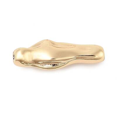 Nuggets Brass Beads