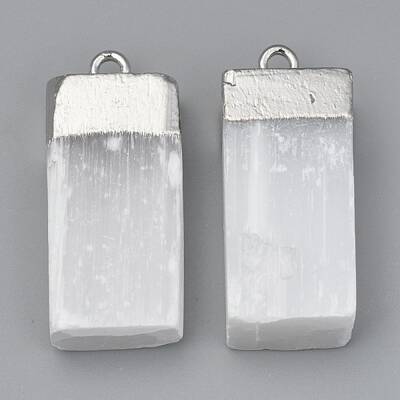 Natural Selenite Pendant