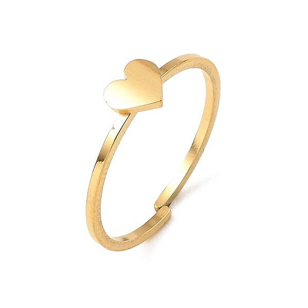 304 Stainless Steel Adjustable Open Cuff Rings