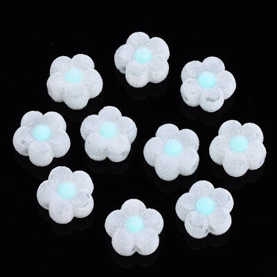 Flocky Acrylic Beads
