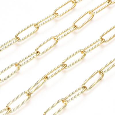 Soldered Brass Paperclip Chains