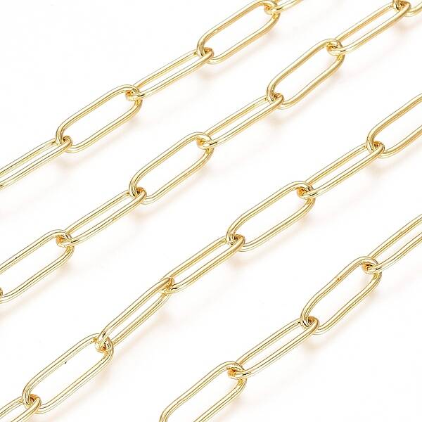 Soldered Brass Paperclip Chains