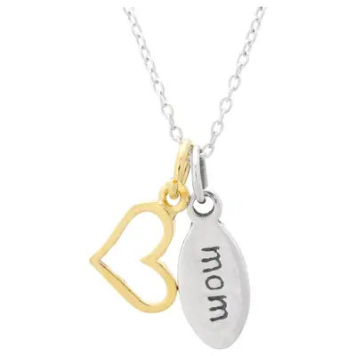 Motherly Love Sterling Necklace - Sterling Hearts