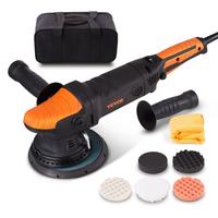 VEVOR Buffer Polisher, 6-Inch Random Orbital Polisher for Car Detailing, 6 Variable Speed 1900-4600RPM Dual Action Polisher W...