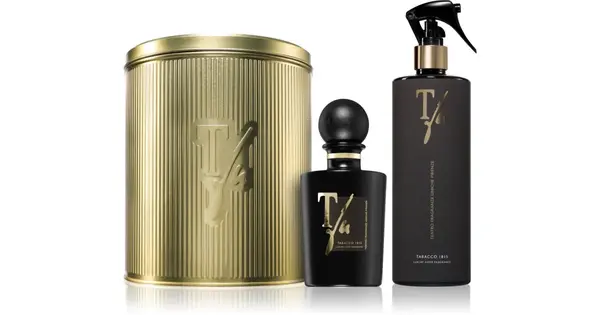 Teatro Fragranze Gold Tin Box Tobacco Gift Box Tin Box