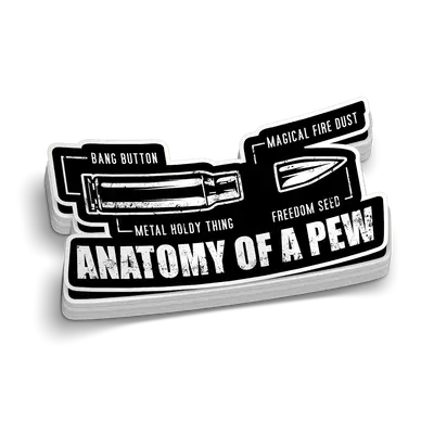 Anatomy Of A Pew Decal