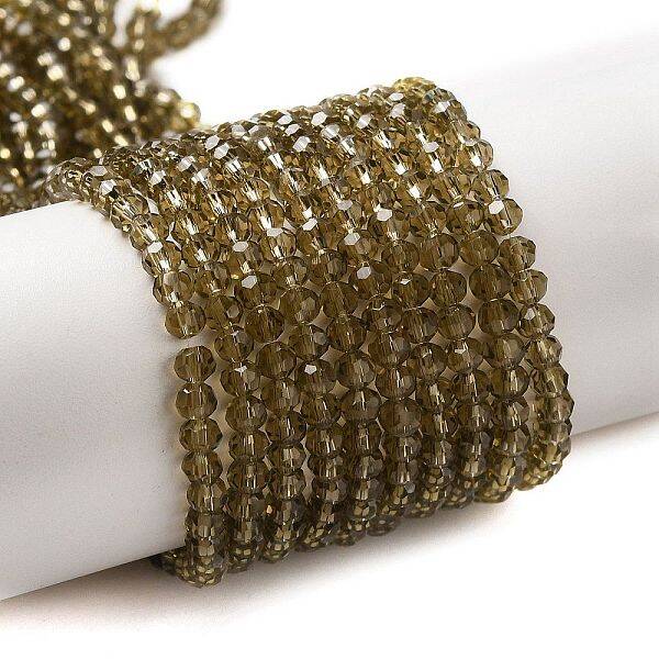Transparent Glass Beads Strands