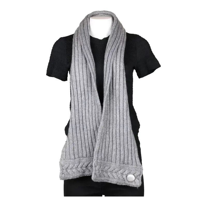Emporio Armani Scarf - No Size Grey Wool Blend