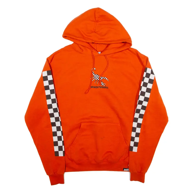 CHAMPION Mens Orange Hoodie M