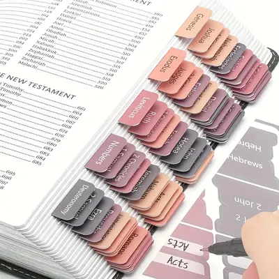 Letter Pattern Marker Sticker, 1 Set Bible Verse Index Decal, Creative Paster for DIY Scrapbook Office School Students