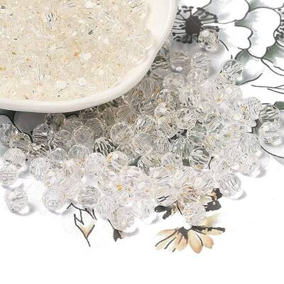 Transparent Colours Glass Round Beads