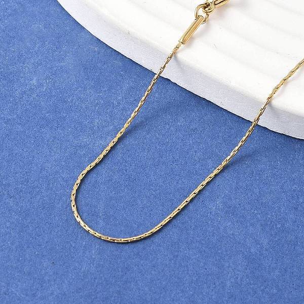 Unique Unisex 304 Stainless Steel Beading Chain Necklaces