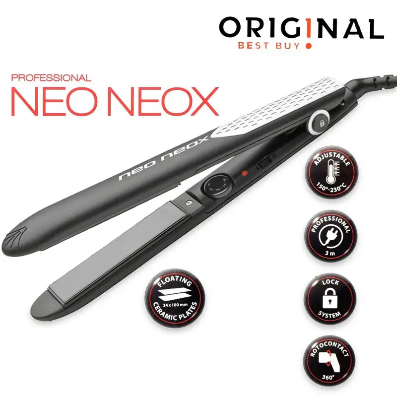 Sibel Ultron Obb Neoneox Straightener Matte Black/Silver