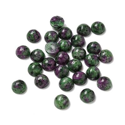 Natural Ruby in Zoisite Cabochons