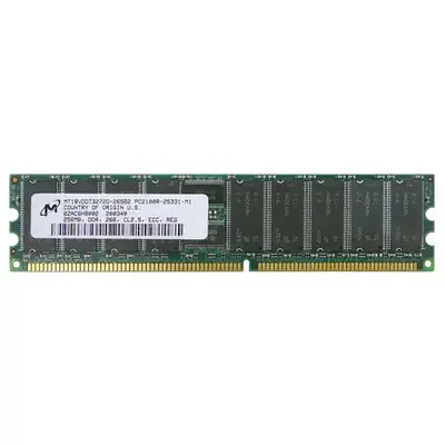 MT18VDDT3272G-265B2 Micron 256MB DDR-266MHz RDIMM 1Rx4 CL2.5 Memory