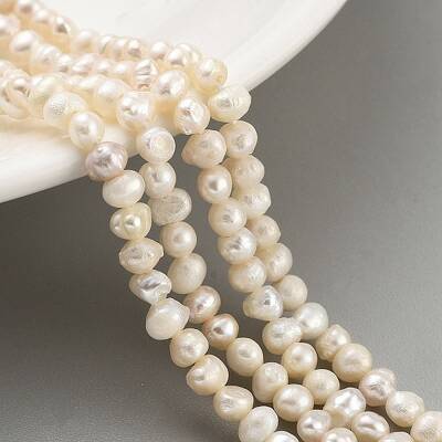 Natural Cultured Freshwater Pearl Beads Strands