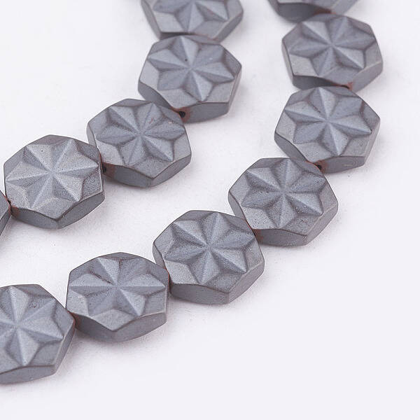 Non-magnetic Synthetic Hematite Beads Strands