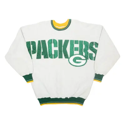LEGENDS ATHLETIC Green Bay Packers NFL Mens Sweatshirt Grey USA L
