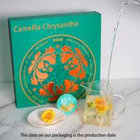 Tea Romance Golden Flower Tea  16g（1g×16)）Camellia Chrysantha - All-Natural Beverage for a Soothing Evening
